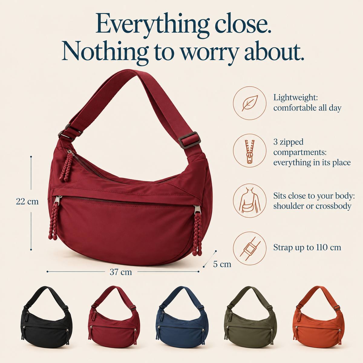 Harriet | The Crescent Bag